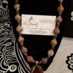 Handmade 2pc necklace set